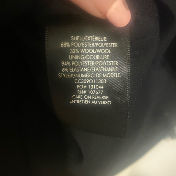 alice + olivia jalen black tweed glitter Chain Miniskirt size 12 - Picture 14 of 14